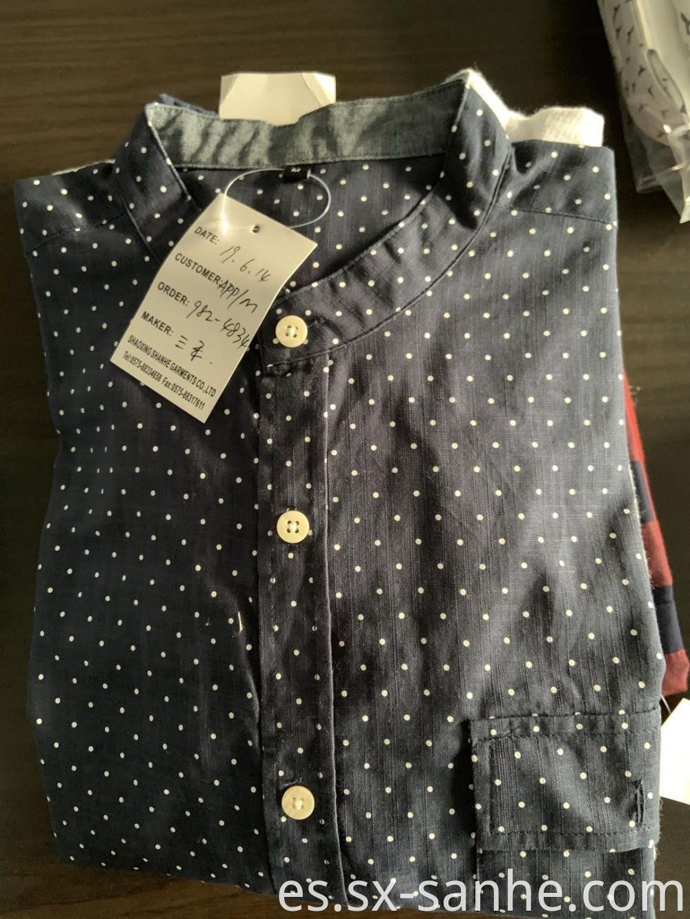 100% Premium Cotton Shirt Custom Print Men Shirt